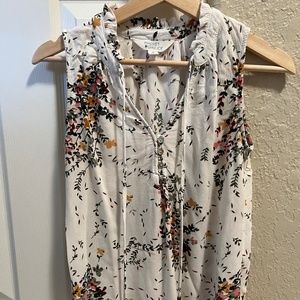 Ava Tie Neck Sleeveless Blouse